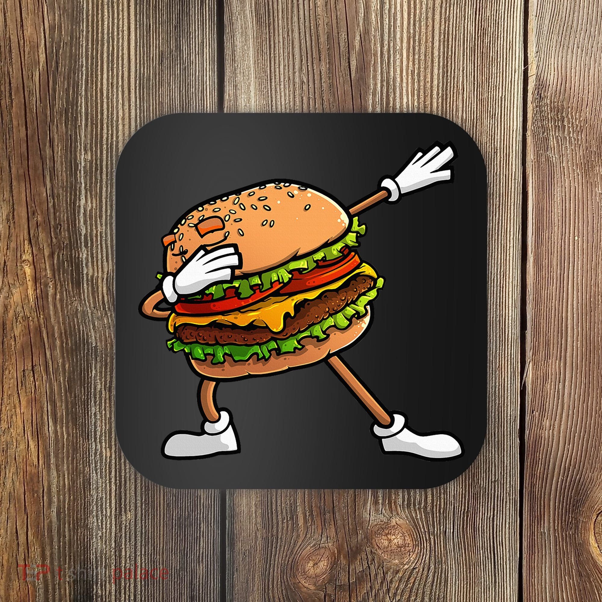 Funny Hamburger Art Cheeseburger Lover Coaster
