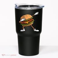 Funny Hamburger Art Cheeseburger Lover Tumbler thumb 0