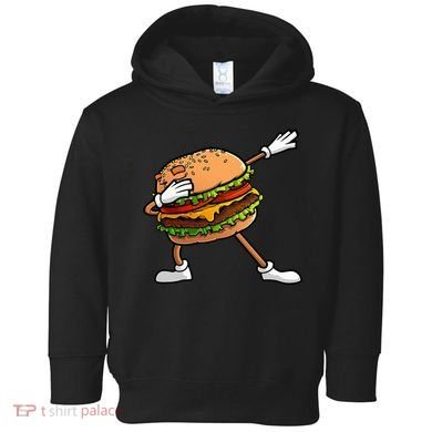 Funny Hamburger Art Cheeseburger Lover Toddler Hoodie