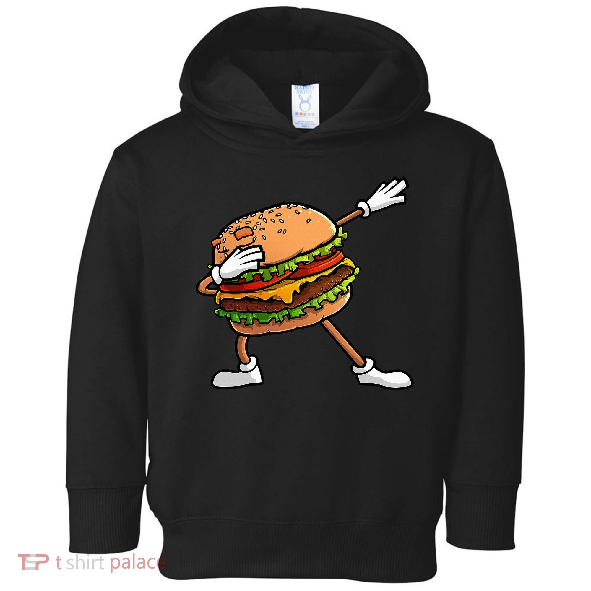 Funny Hamburger Art Cheeseburger Lover Toddler Hoodie