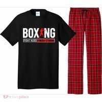 Fight Hard And Finish Motivational Boxing Fighter Pajama Set thumb 0