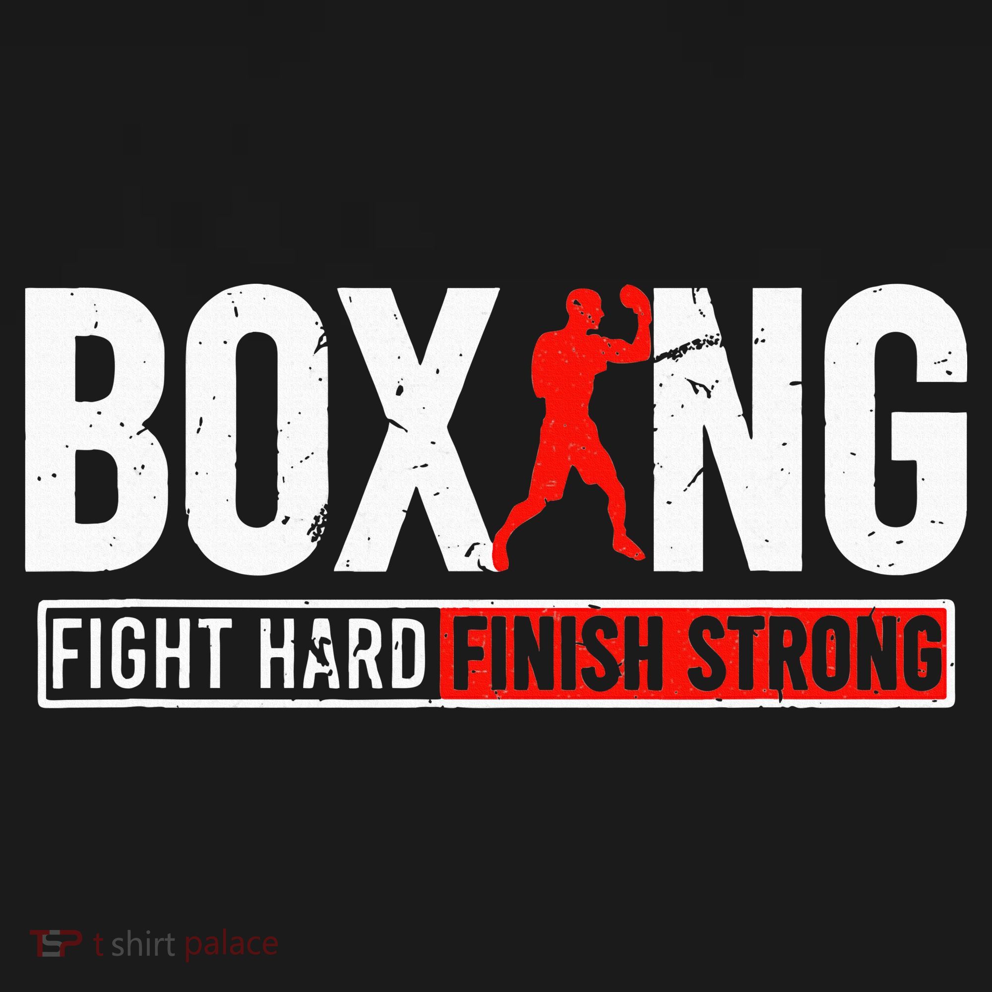 Fight Hard And Finish Motivational Boxing Fighter Women's Hoodie