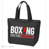 Fight Hard And Finish Motivational Boxing Fighter Tote Bag thumb 3