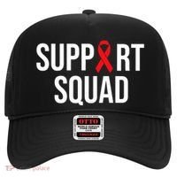 Family Hiv Awareness Red Ribbon Aids Support Squad Hat thumb 0