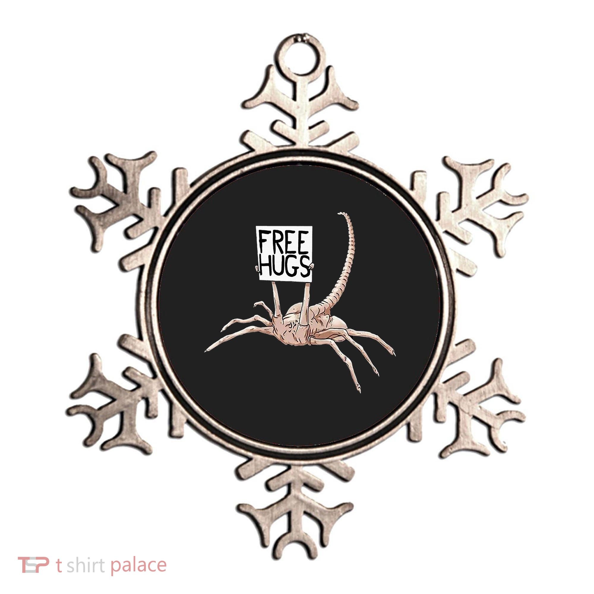 Free Hugs Alien Ornament