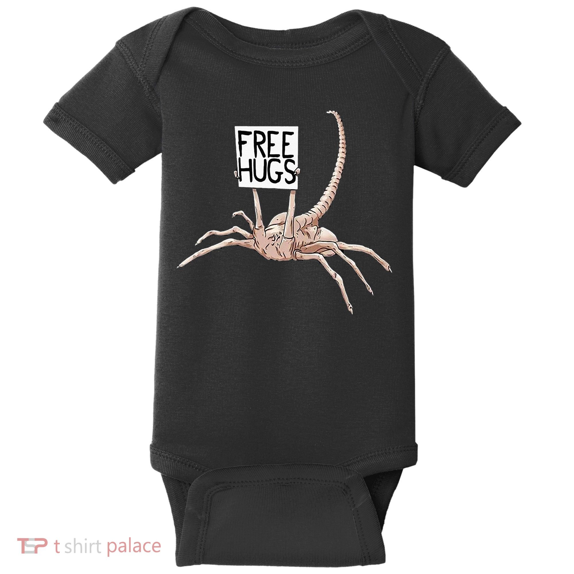 Free Hugs Alien Baby Bodysuit