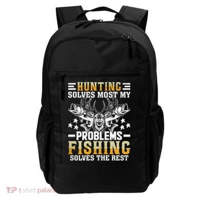 Funny Hunting And Fishing Solved Problems Backpack