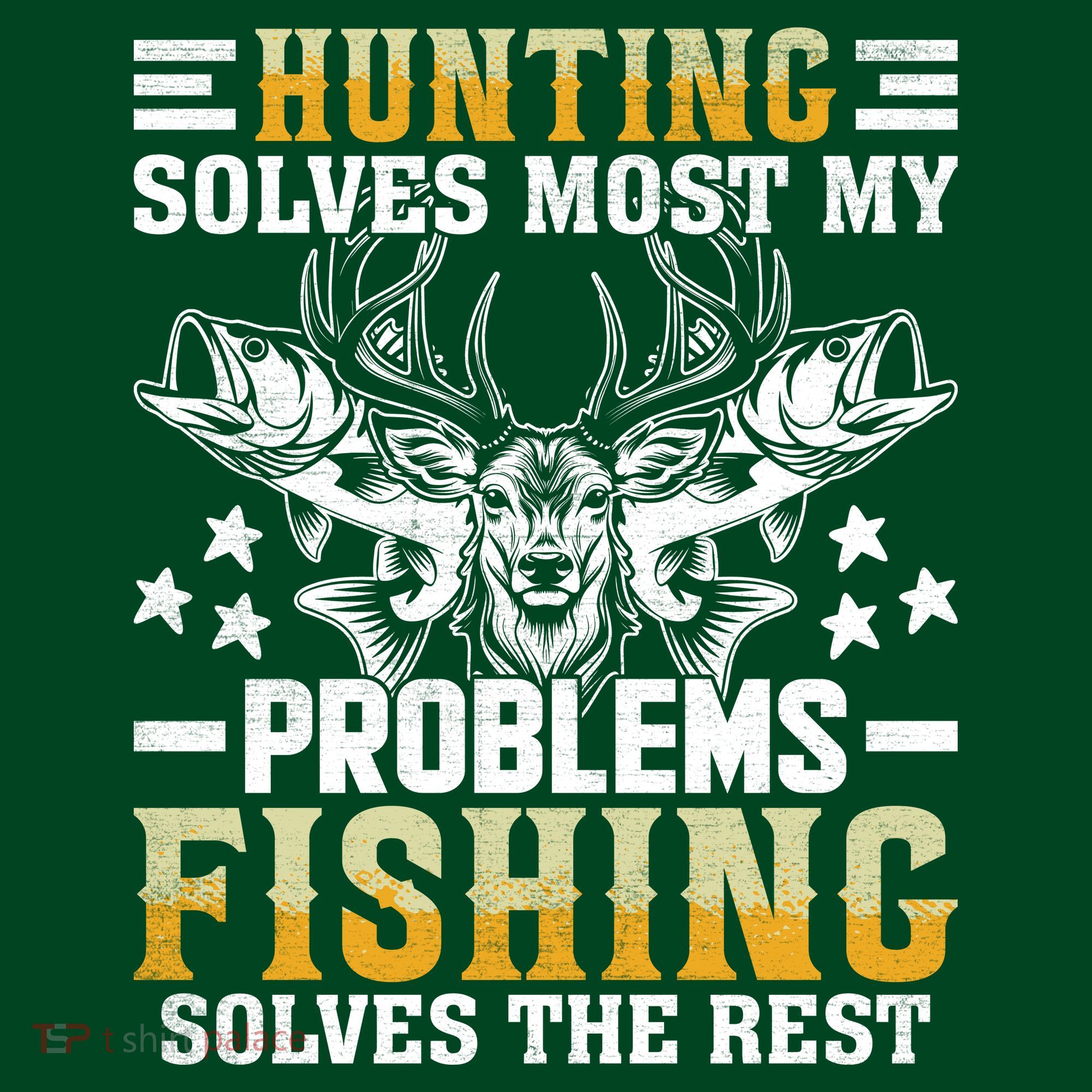 Funny Hunting And Fishing Solved Problems Coaster