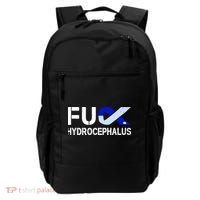 Fuck Hydrocephalus Awareness Month Ribbon Warrior Fighter Cool Gift Backpack thumb 0