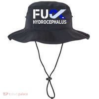 Fuck Hydrocephalus Awareness Month Ribbon Warrior Fighter Cool Gift Bucket Hat thumb 0