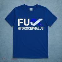 Fuck Hydrocephalus Awareness Month Ribbon Warrior Fighter Cool Gift T-Shirt thumb 5