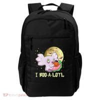 Funny Halloween Axolotl Ghost I Boo A Lotl Backpack thumb 0