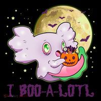 Funny Halloween Axolotl Ghost I Boo A Lotl Coffee Mug thumb 5