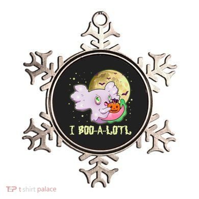 Funny Halloween Axolotl Ghost I Boo A Lotl Ornament