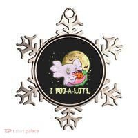 Funny Halloween Axolotl Ghost I Boo A Lotl Ornament thumb 0