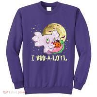 Funny Halloween Axolotl Ghost I Boo A Lotl Sweatshirt thumb 0