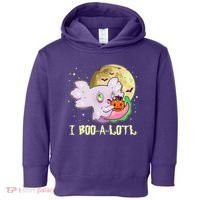 Funny Halloween Axolotl Ghost I Boo A Lotl Toddler Hoodie thumb 0
