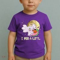 Funny Halloween Axolotl Ghost I Boo A Lotl Toddler T-Shirt thumb 2