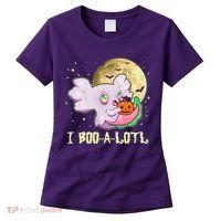 Funny Halloween Axolotl Ghost I Boo A Lotl Women's T-Shirt thumb 0
