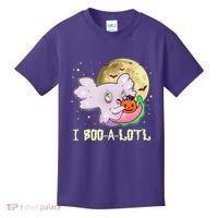 Funny Halloween Axolotl Ghost I Boo A Lotl Kids T-Shirt thumb 0