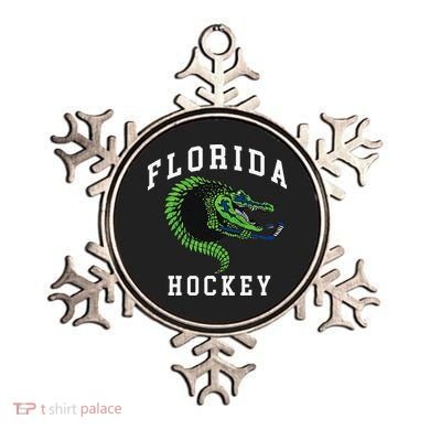 Florida Hockey Alligator Ornament
