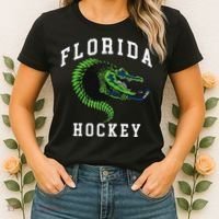 Florida Hockey Alligator Women's T-Shirt thumb 2