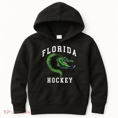Florida Hockey Alligator Kids Hoodie
