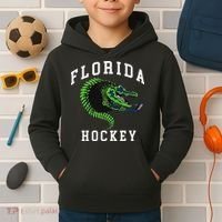 Florida Hockey Alligator Kids Hoodie thumb 2