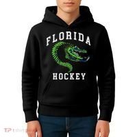 Florida Hockey Alligator Kids Hoodie thumb 4