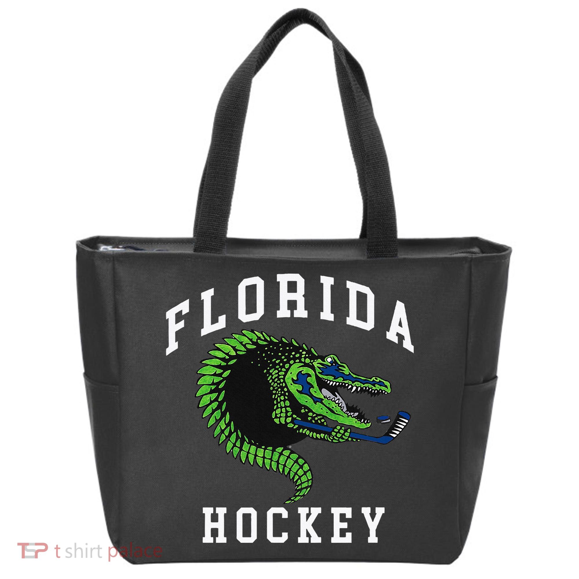 Florida Hockey Alligator Tote Bag