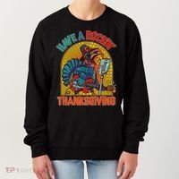 Funny Have A Rockin' Thanksgiving Rocker Turkey Women's Sweatshirt thumb 0