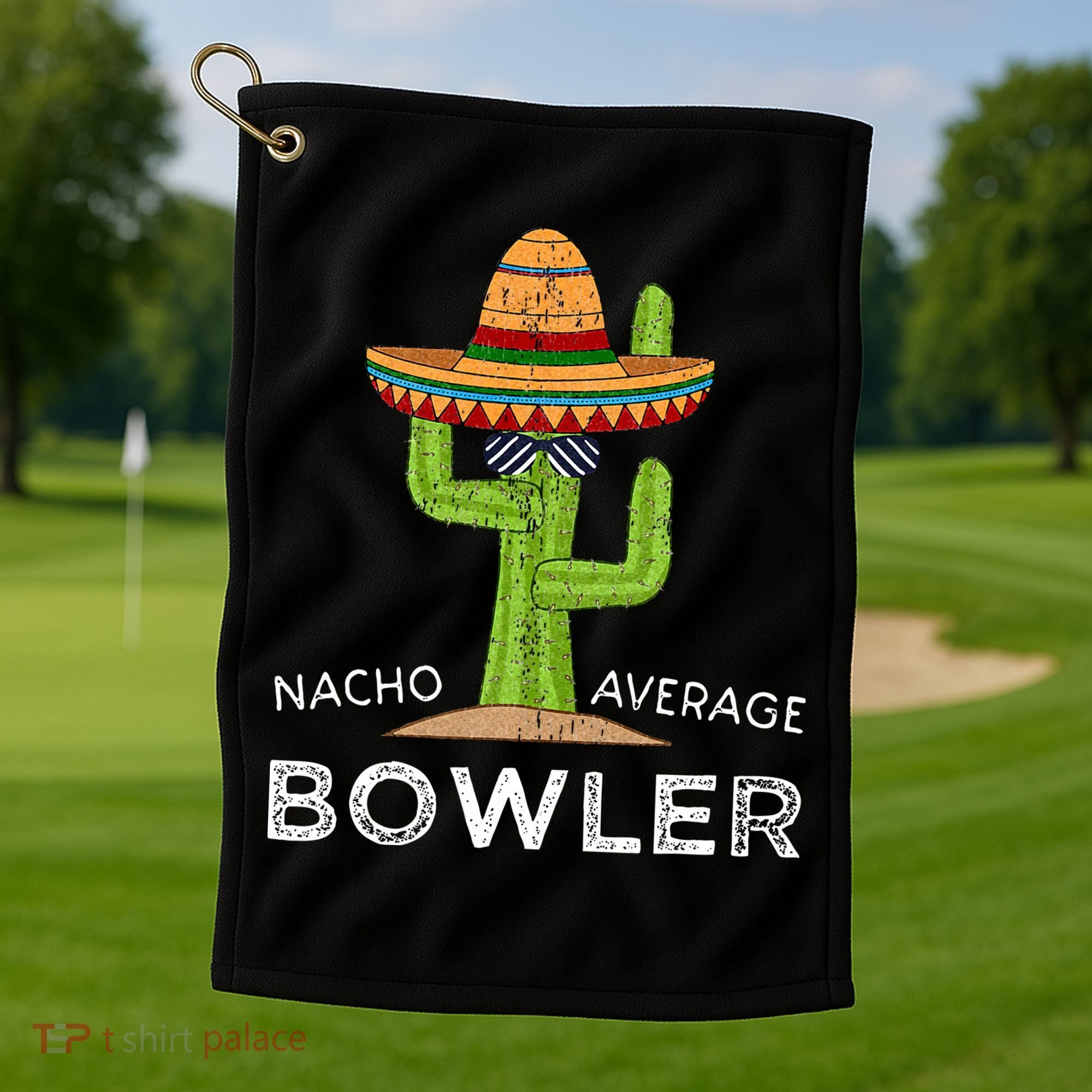 Fun Hilarious Bowler Joke Humor Funny Bowling Saying Golf Towel