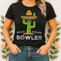 Fun Hilarious Bowler Joke Humor Funny Bowling Saying Women's T-Shirt thumb 2