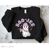 Funny Halloween Boo Jee Ghost Sweatshirt thumb 2