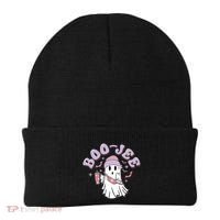 Funny Halloween Boo Jee Ghost Beanie thumb 0