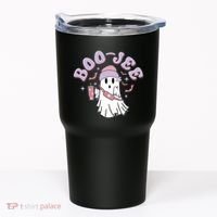 Funny Halloween Boo Jee Ghost Tumbler thumb 0