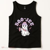 Funny Halloween Boo Jee Ghost Tank Top thumb 2