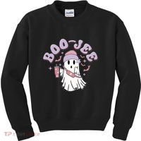 Funny Halloween Boo Jee Ghost Kids Sweatshirt thumb 0