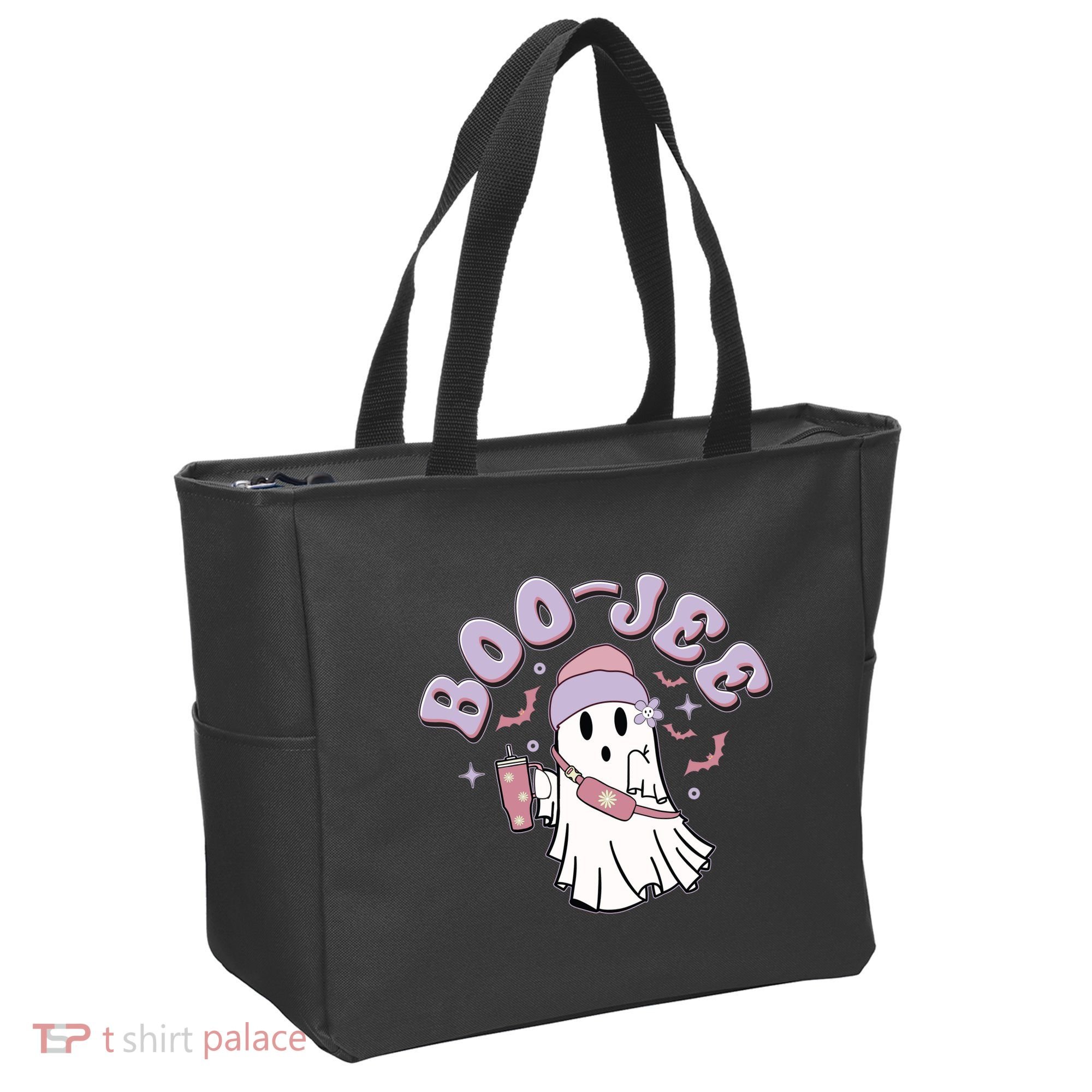 Funny Halloween Boo Jee Ghost Tote Bag