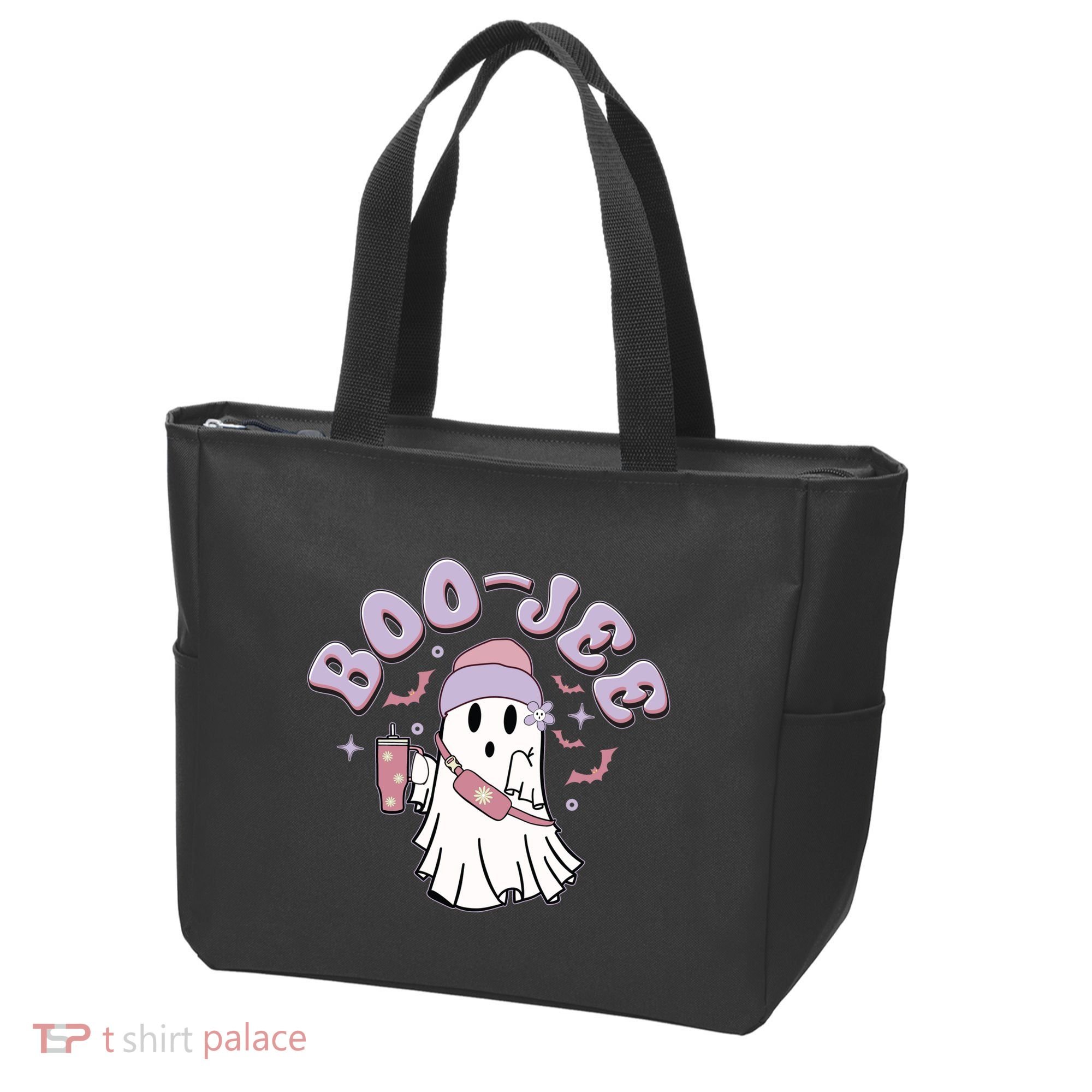Funny Halloween Boo Jee Ghost Tote Bag