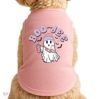 Funny Halloween Boo Jee Ghost Doggie Tank thumb 0