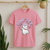 Funny Halloween Boo Jee Ghost T-Shirt thumb 2