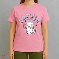 Funny Halloween Boo Jee Ghost T-Shirt thumb 4