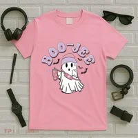 Funny Halloween Boo Jee Ghost T-Shirt thumb 5