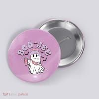 Funny Halloween Boo Jee Ghost Button thumb 0