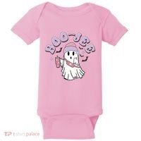Funny Halloween Boo Jee Ghost Baby Bodysuit thumb 0