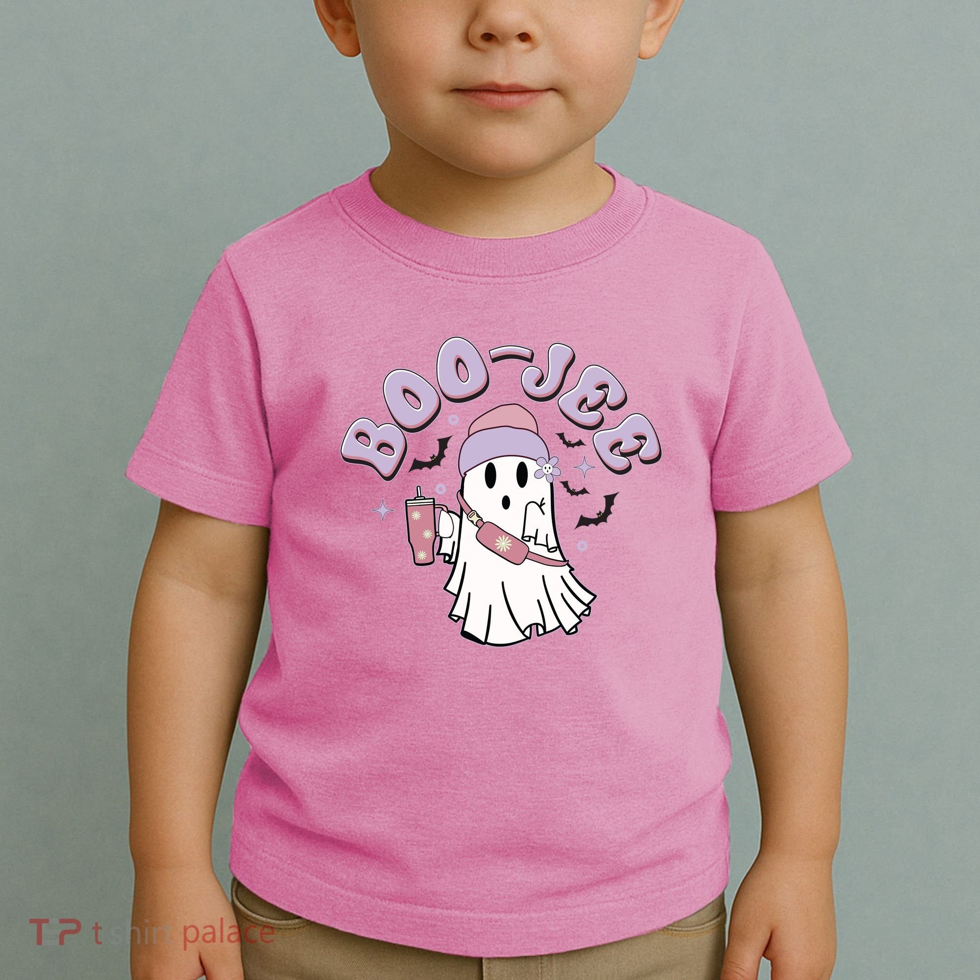Funny Halloween Boo Jee Ghost Toddler T-Shirt