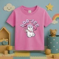 Funny Halloween Boo Jee Ghost Toddler T-Shirt thumb 3