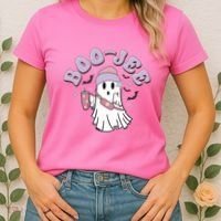 Funny Halloween Boo Jee Ghost Women's T-Shirt thumb 2