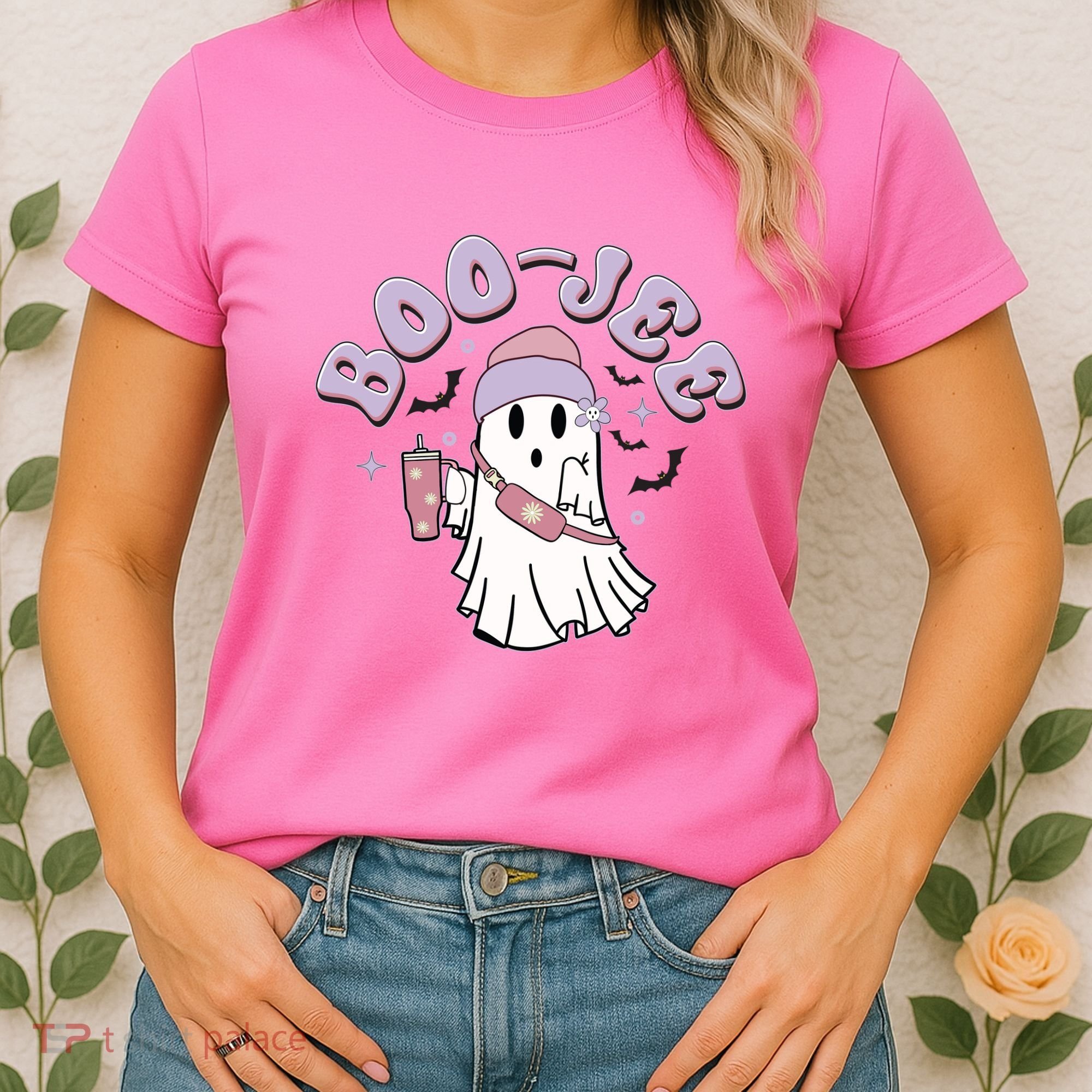 Funny Halloween Boo Jee Ghost Women's T-Shirt